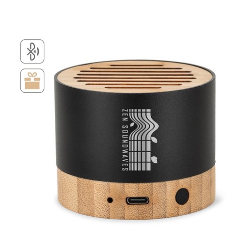 hi!dea - FERDINAND. Haut-parleur portable en aluminium recyclé (100% rAL) avec 3 heures d'autonomie