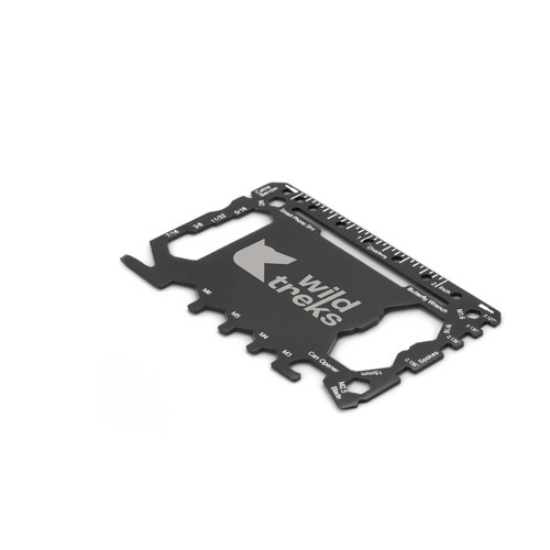 hi!dea - PEEBLES. Carte multifonction en acier inoxydable avec 20 fonctions