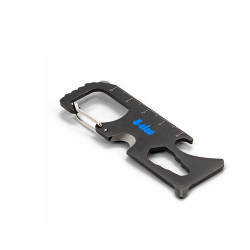hi!dea - SCREWY. Carte multifonction en acier inoxydable avec 8 fonctions