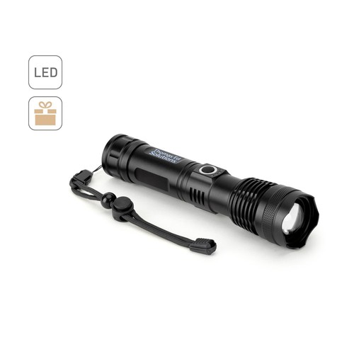 hi!dea - YVIAN. Lampe torche rechargeable de 10 W en aluminium (100% rAL)